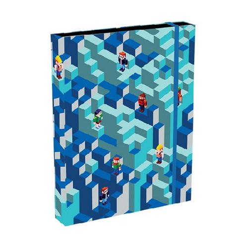 Školský box Blue Pixel REYBAG A4